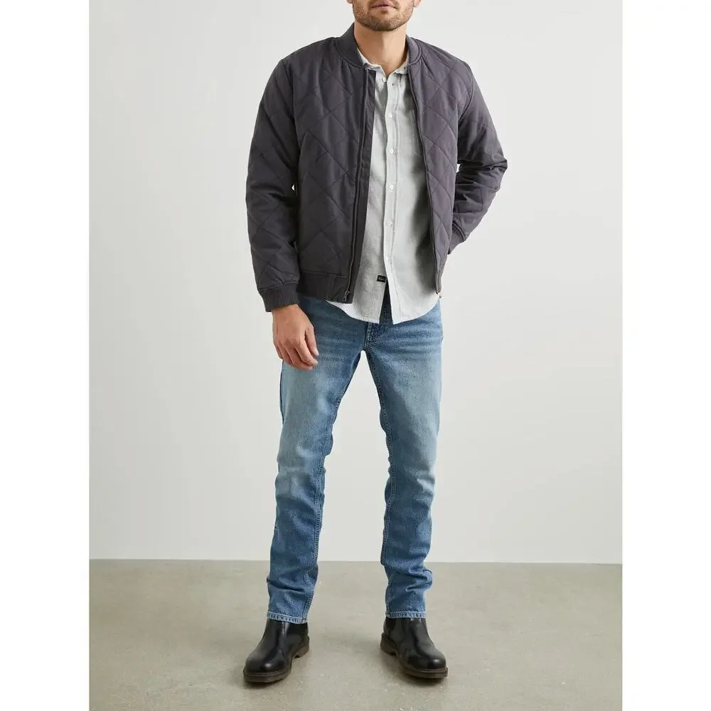 Rails Peninsula Jacket Obsedian Quited Full Zip Pockets Men’s Size Medium